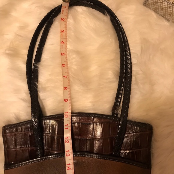 🔥Brighton leather bag w/2tone color& hardware - Picture 8 of 8